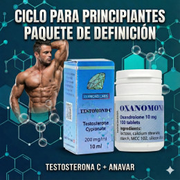 Testosterone + Anavar Stack - 2x Testosterone Enanthate / 3x Oxandrolone